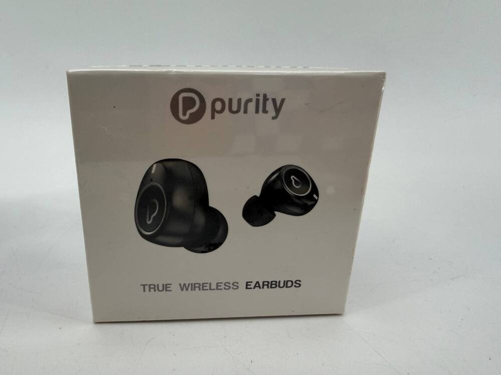Purity True Wireless Earbuds Bluetooth In-Ear Headphones Black New Sealed